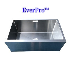 America-Everpro Foshan kitchen outdoor stainless steel apron front single bowl undermount sink 33inch