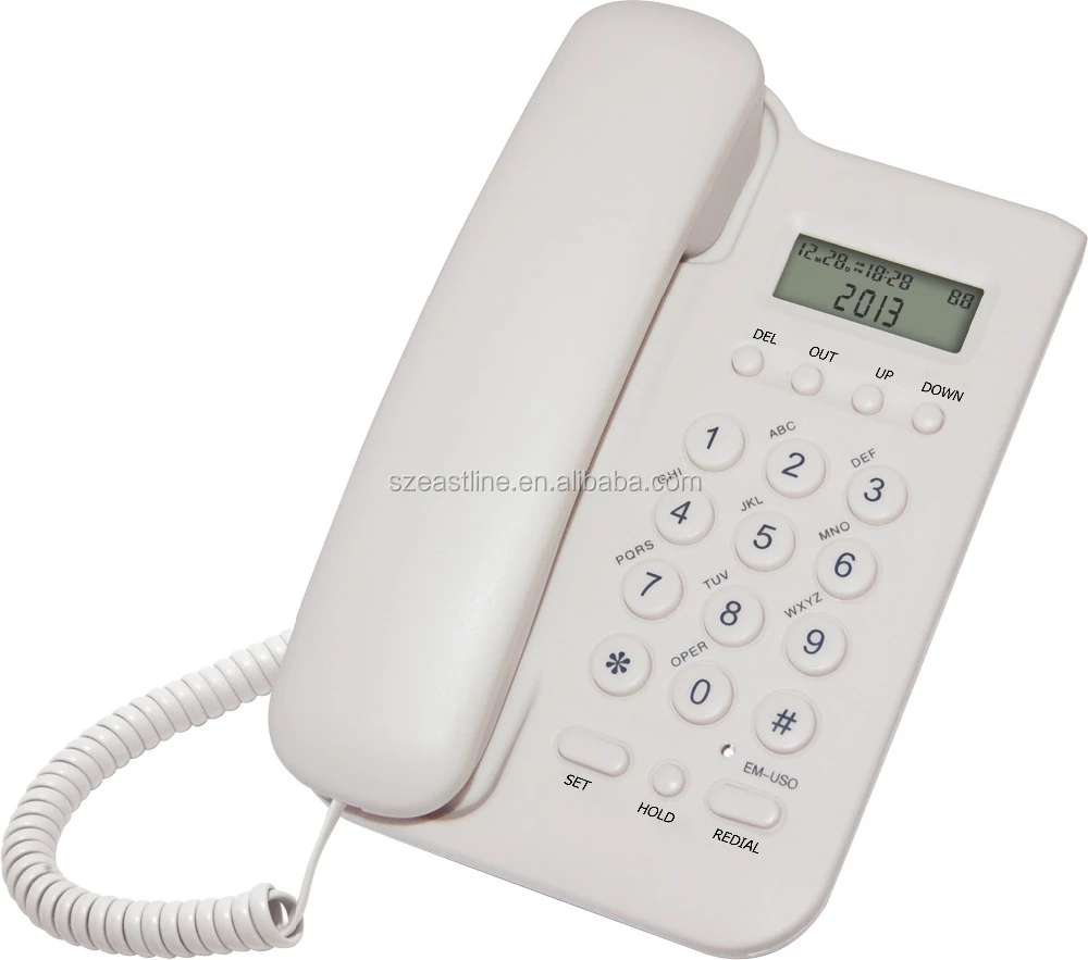 Analog Caller ID Corded Telephone / Slim Phone OEM Factory
