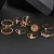 Import Anillos Serie 2020 Costume snake shape alloy gold plated jewelry women ring sets from China