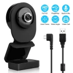 Anti-leakage Power switch Webcam USB PC Camera CMOS 1280 Mega for   Conferencing Netmeeting Video Call E-learning with 2 Micphon
