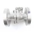 Import API 600 2pcs 2 way Stainless Steel 304 316 Flanged Floating Ball Valve PN25 from China