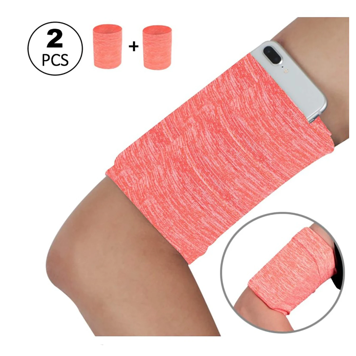 Armband Wristband for Smartphone Running - Phone Wrist Band Sleeve Arm Bag Running Sports Arm Strap Wristband Holder Pouch