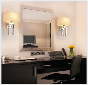 Attractive Price New Type Chromium Simple Bedside Lamp Modern Wall Sconce