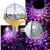 Import Auto Mini Party Disco Light Stage Lighting LED Bulbs E27 Bulb Full Color RGB LED Plastic Rotating Lamp led stage lights from China
