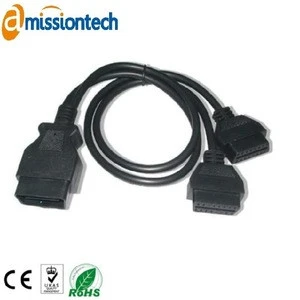 auto obd2 cable, split Y cable diagnostic tools