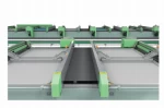 Automatic textile flat screen printing machine