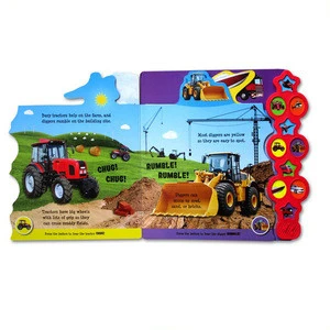 Baby Electronic Sound Board Book with 10 Vehicle Sounds & Fun Facts to Discover On Every Page