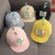 Import Baby Hat Cute Animal Head Horn Hat Soft Skin-friendly Cotton Hat Adjustable Children&#x27;s Baseball Cap from China