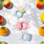 Baby Product 2024 New Nibbles Feeding Set Bunny Style Food Feeder Silicone Baby Fresh Fruit Feeder Pacifier