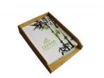 Bamboo Letter Holder Bamboo Stackable Letter Rack Document File Tray For Office