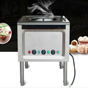baozi steaming furnace cake used  electric or gas dim sum food steamer using steaming dumpling machine equipment