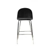 Bar stool velvet aluminum pipe chair metal leg dining chair hot sale made in china modern european chair