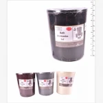 bathroom accessories set including soap dish brush holder cup and trash bin
