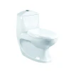 Bathroom accessory S-trap White Ceramic Pot Shape WC one piece toilet 620x340x700mm pedestal pan water closet 922