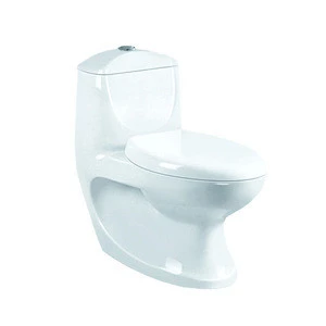 Bathroom accessory S-trap White Ceramic Pot Shape WC one piece toilet 620x340x700mm pedestal pan water closet 922