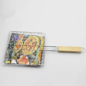BBQ Tools Meshes Folder Fish Clip Grilled Fish Net Barbecue Grills