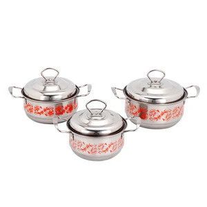 Beautiful Design Cooking Pot kitchen Cookware Cooking Pot Cookware Set stainless Steel Cooking Set