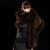 Import Beautiful ladies mink fur shawl with fox fur trim color brown from China