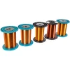best copper and aluminum enameled wires factory in china electric enameled winding round aluminium wire in coil