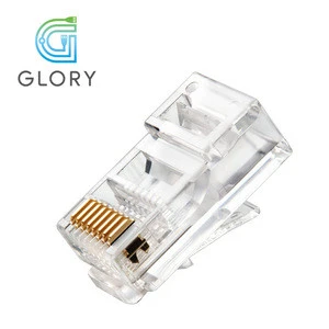 Best Price Internet Cable Connecting Plug 8P8C Crystal UTP Cat5e RJ45 Connector