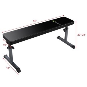 best sale cheap ningbo Sports Fitness Steel Frame Flat Weight Training Bench fitness equipment gym