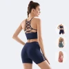 Best Seller Fitness Wear Sets Seamless Women Sport Clothing Quick Dry Short Casual Two Piece Yoga Set