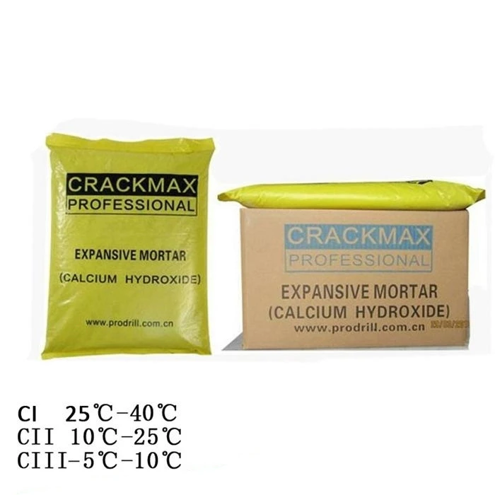 Best Selling Crackmax Non-explosive Rock Melting Chemical for Demolition in Quarry