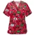 Import Best Selling Medical Scrubs Nursing Clothes Christmas printing comfortable stretch hospital nurses uniform from China