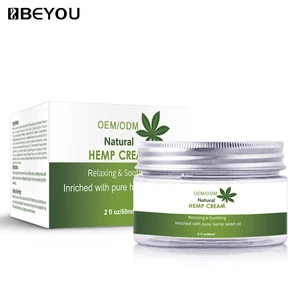 BEYOU Private Label Hemp Cream 500mg Hemp Oil Extract Cream Face Moisturizer Hemp Cream Anti Aging