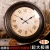 Import big size 18 inches large plastic vintage antique retro wall clock from China