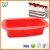 Import Big size silicone oblong loaf bakeware cake pan with handle from China