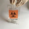 biohazard ziplock bags with  zipper and finger line Specimen bags