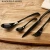 Import Black gold knife and fork spoon Western steak knife and fork French high-grade Western food knife and Fork Spoon Set from China