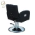Import Black Hydraulic PVC Vinyl hair cut Styling Chair Hair Salon Equipment from China