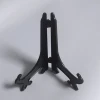 Black Plastic Display Easels Curved Folding Stands Hinged Easels