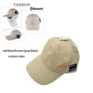 Bluetooth music baseball cap sun hat sports outdoor cap/high quality embroidery Hiphop music Bluetooth snapback cap