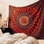 Bohemian Psychedelic Tapestry Hippie Wall Hanging 3D Print Trippy Tapestry