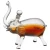 Import Bull shaped bottle glass decanter for whiskey scotch vodka or wine from China
