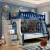 Import Bunk bed 3 beds modern Children bedroom furniture 611B from China