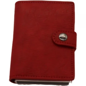 Business Style ID Card Leather Wallet With Multiple Pockets Card Holder