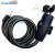 Import Cable Bike Lock Black Cable Lock with Two Keys Self Coiling Cable Lock with Mounting from China