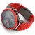 Import Cagarny 3D Big Dial Red Wrist Watch Quartz Men Watches Luxury Silicone Steel Band Men Watches from China