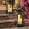 candle glass lantern