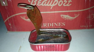 CANNED SARDINE IN VEGETABLE OIL (
