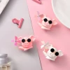 Car Air Freshener Aromatherapy Essential Oil Diffuser, Car Fragrance Diffuser cute pig shape Vent Clip Air Vent Aromatherapy