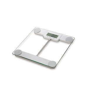 CE&amp;ROHS personal digital bathroom electronic LCD glass body weighing scale household body weight bathroom scale