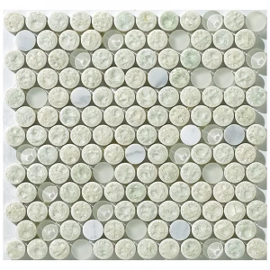 Ceramic penny round Mosaic Tiles