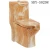 Import ceramic sanitary ware new design Stone color marble wc wooden toilet seats from China