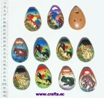 Ceramic whistles with ethnic latin images, photos of animals. Noise makers, toys and hobbies.