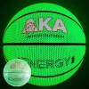 CH4002 High Quality Durable Reflective Basketball Ball, Size 7 Green Glowing Basketball